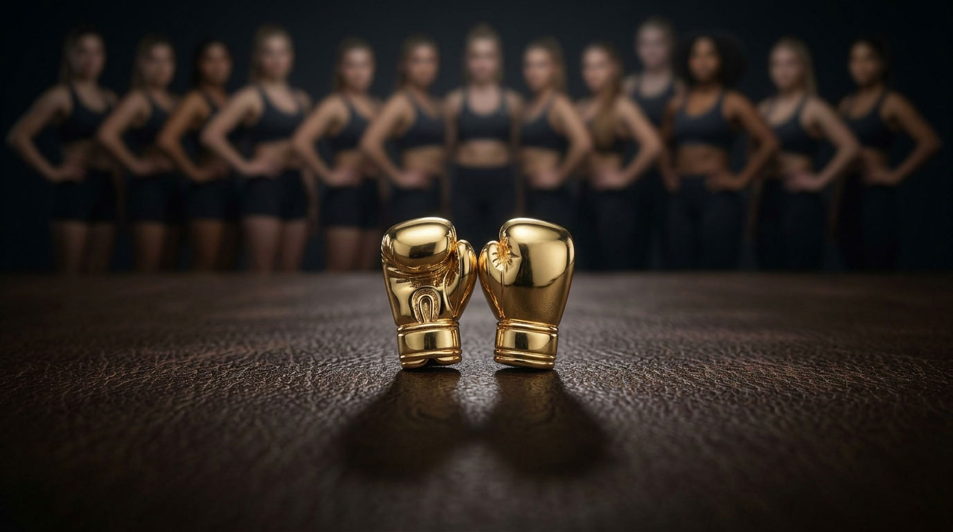 Young girl training in the boxing ring - Our signature program